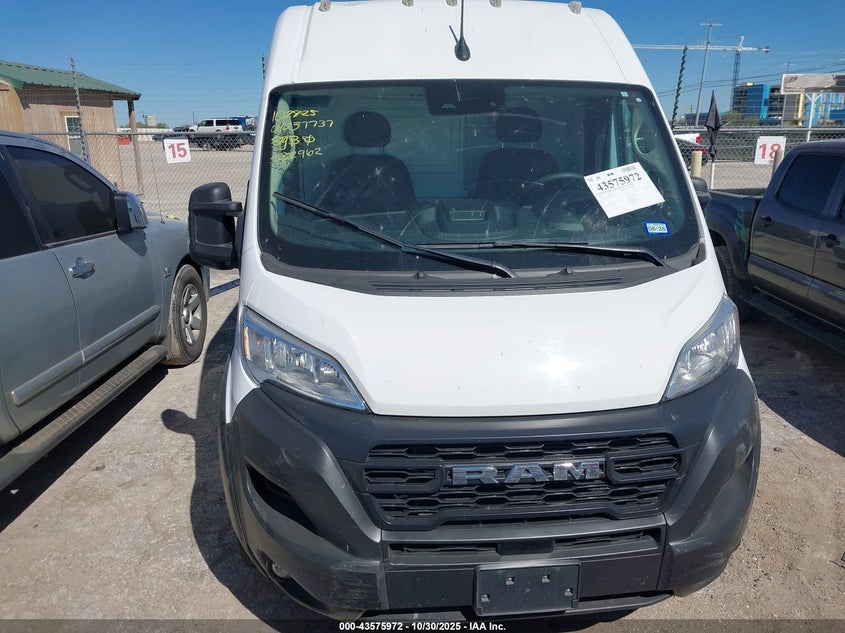 2023 Ram Promaster 2500 High Roof 159 Wb VIN: 3C6LRVDG6PE582962 Lot: 43575972
