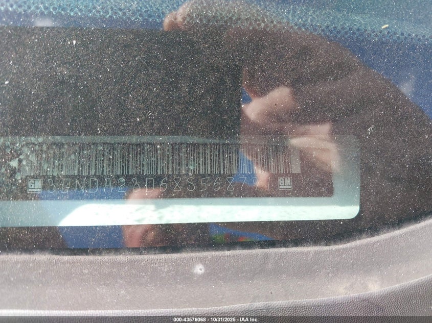 2008 Chevrolet Hhr Lt VIN: 3GNDA23D68S568791 Lot: 43576068