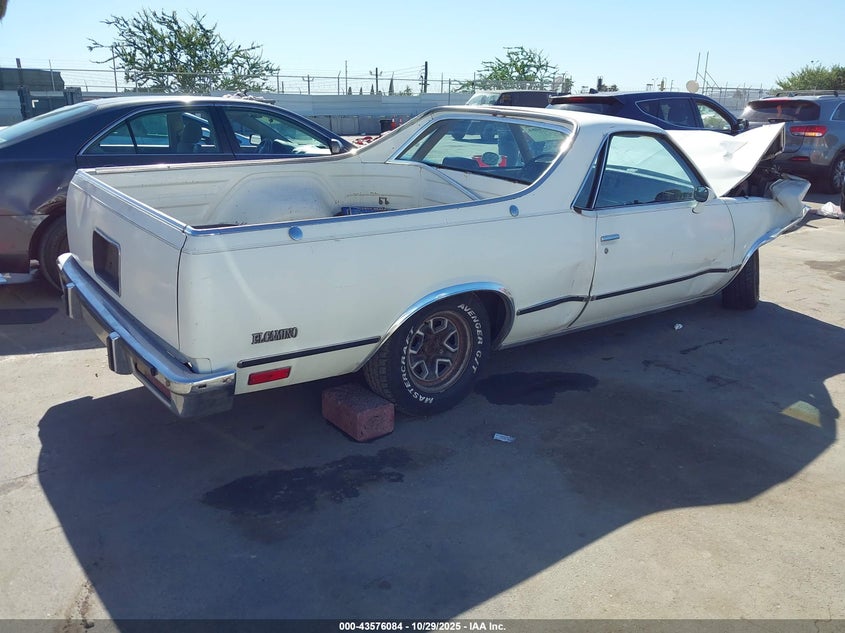 1GCCW80H0CR170469 1982 CHEVROLET EL CAMINO photo no. 4