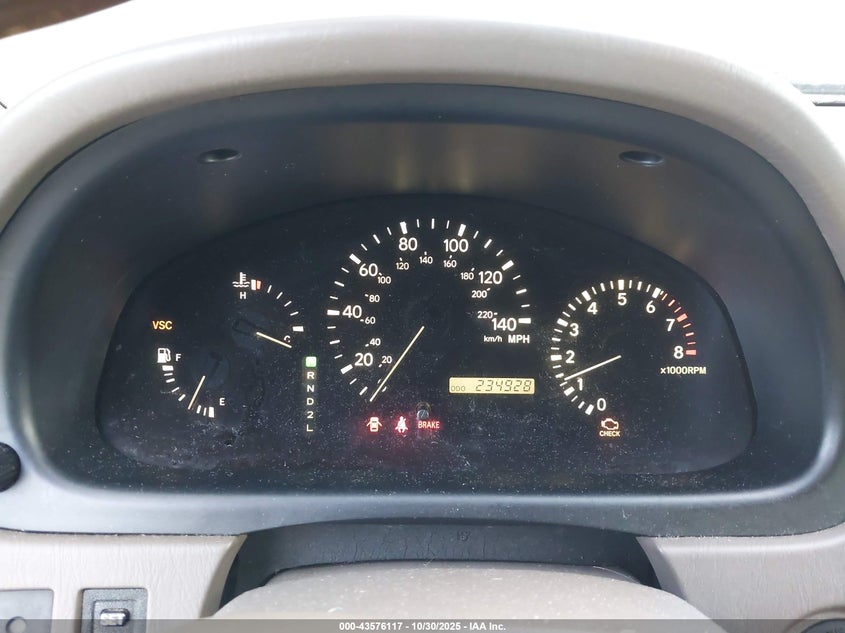 2002 Lexus Rx 300 VIN: JTJHF10U320243070 Lot: 43576117