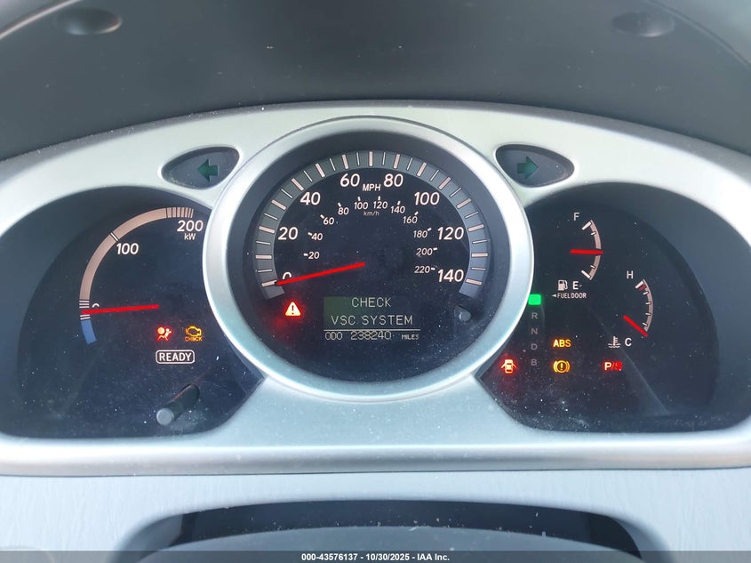 2006 Toyota Highlander Hybrid Limited V6 VIN: JTEDW21A360016104 Lot: 43576137