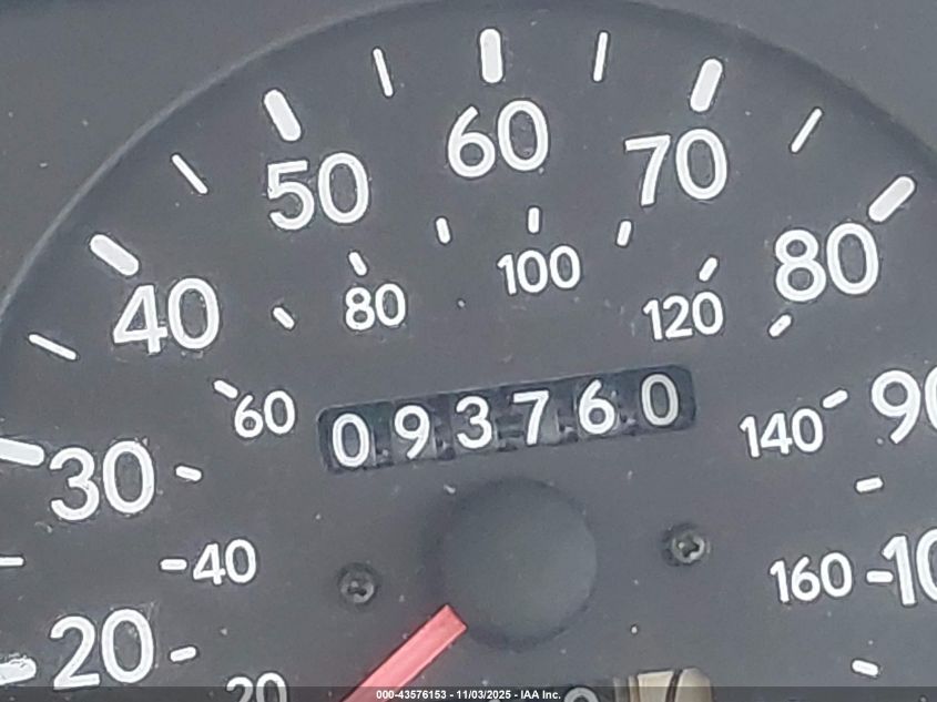 1997 Toyota Corolla Dx VIN: 1NXBB02E0VZ553660 Lot: 43576153