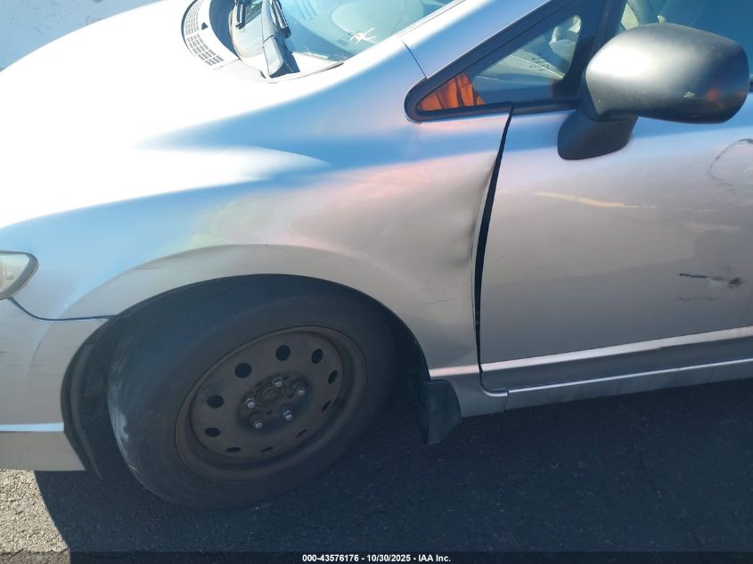 2009 Honda Civic Vp VIN: 19XFA16359E035605 Lot: 43576176