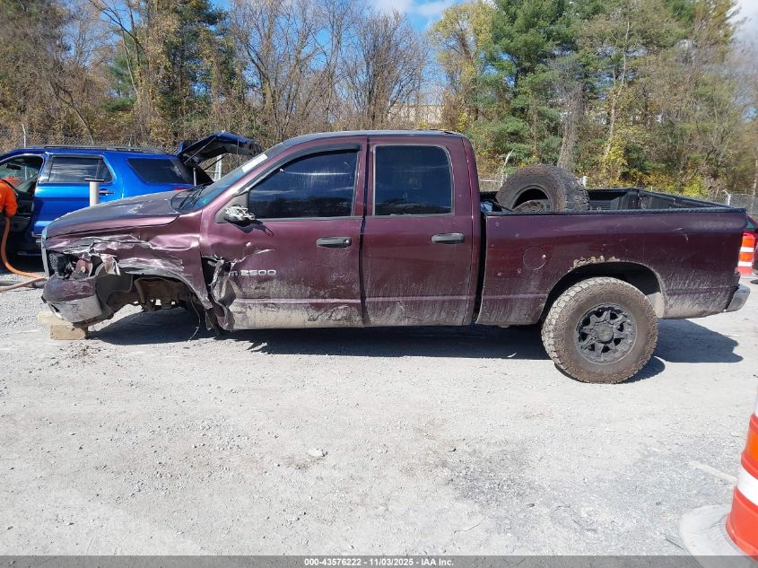 2005 Dodge Ram 2500 Slt/Laramie VIN: 3D7KS28C55G825165 Lot: 43576222