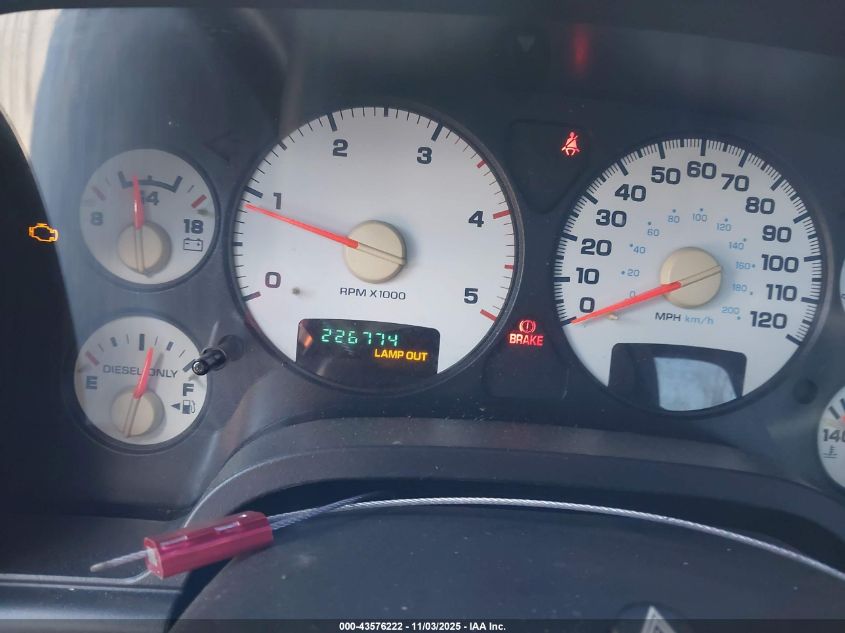 2005 Dodge Ram 2500 Slt/Laramie VIN: 3D7KS28C55G825165 Lot: 43576222