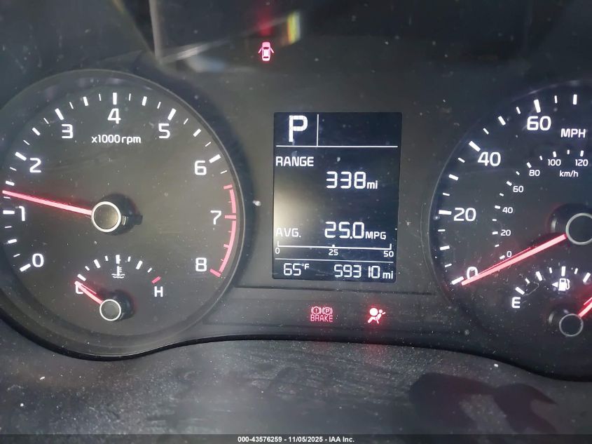 2020 Kia Rio Lx VIN: 3KPA24ADXLE311115 Lot: 43576259