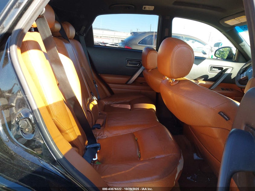 2003 Infiniti Fx35 Options VIN: JNRAS08W13X002844 Lot: 43576322