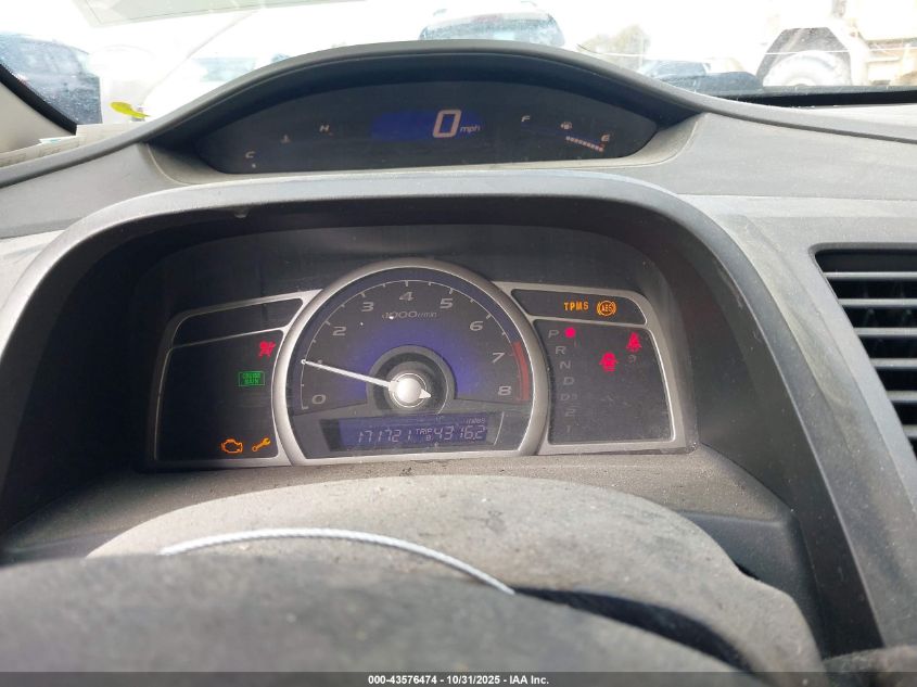 2009 Honda Civic Lx VIN: 2HGFA16559H519488 Lot: 43576474