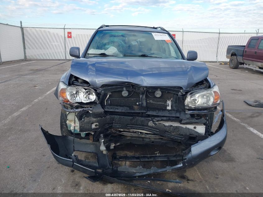 2006 Toyota Highlander Hybrid Limited V6 VIN: JTEEW21A660010916 Lot: 43576529