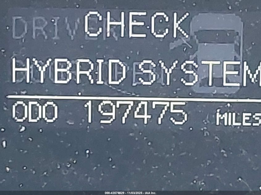 2006 Toyota Highlander Hybrid Limited V6 VIN: JTEEW21A660010916 Lot: 43576529