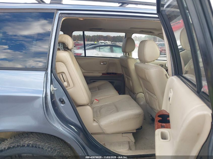 2006 Toyota Highlander Hybrid Limited V6 VIN: JTEEW21A660010916 Lot: 43576529