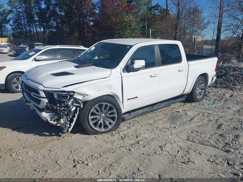Vin: 1c6srfjtxmn529420, lot: 44071645, ram 1500 laramie  4x4 5'7 box 20212