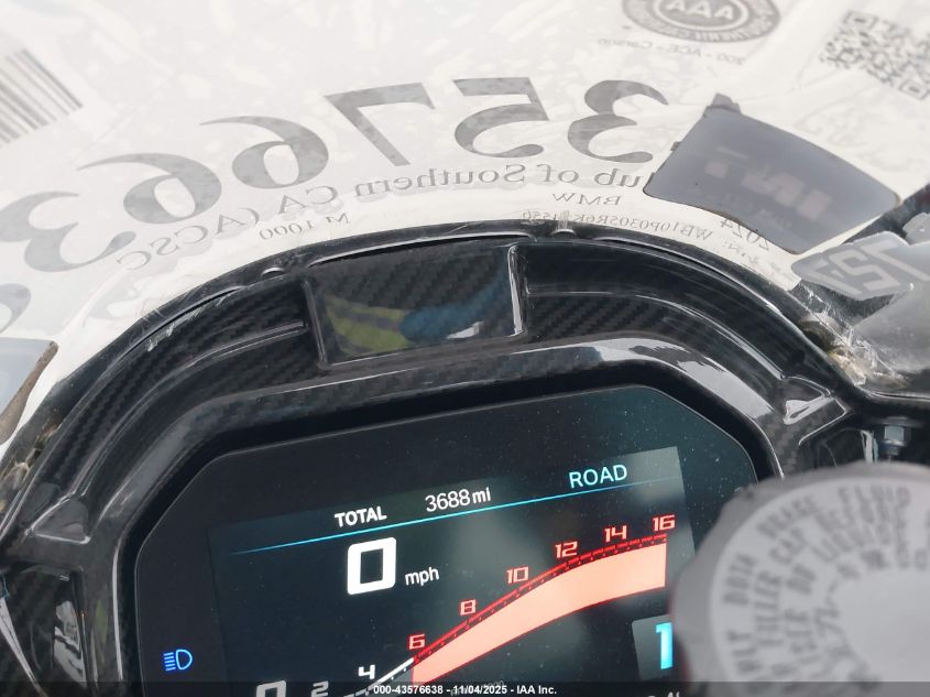 2024 BMW M 1000 Rr VIN: WB10P0305R6K24556 Lot: 43576638