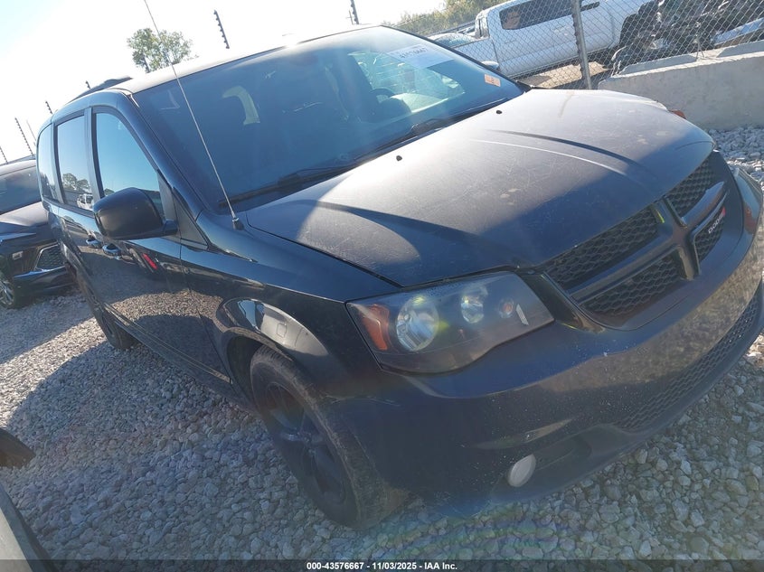 2019 Dodge Grand Caravan Gt black  flexible fuel 2C4RDGEG5KR743319 photo #1