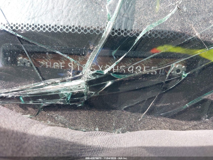 2003 Honda Civic Lx VIN: 2HGES165X3H593554 Lot: 43576675