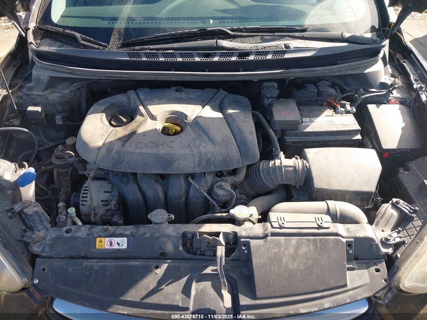 2013 HYUNDAI ELANTRA GLS 5NPDH4AEXDH425536