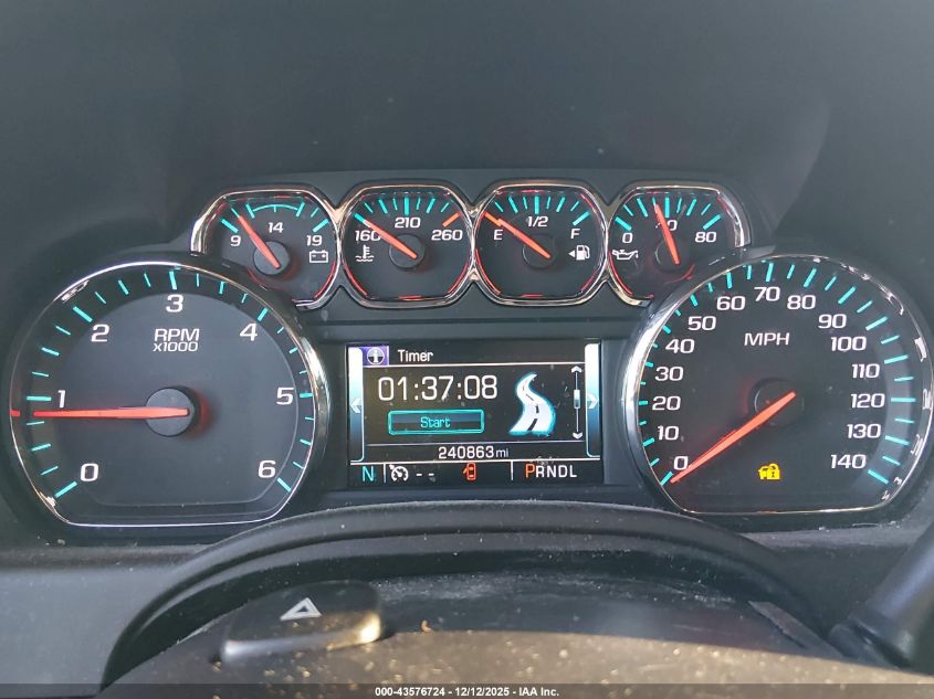 2017 Chevrolet Tahoe Lt VIN: 1GNSKBKC7HR143287 Lot: 43576724