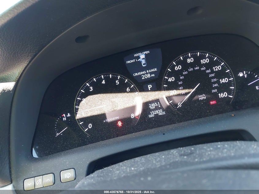 2008 Lexus Ls 460 VIN: JTHBL46F385063528 Lot: 43576765