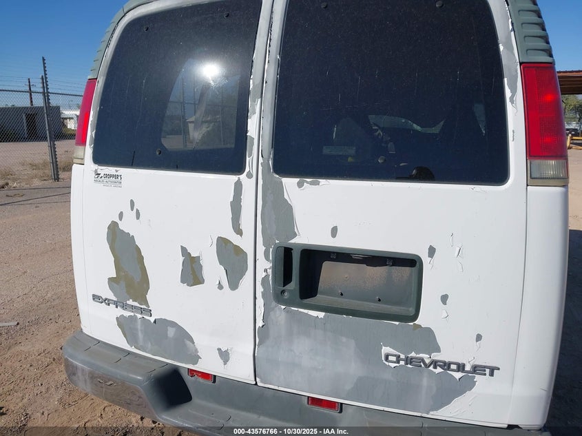 1998 Chevrolet Express VIN: 1GAHG39RXW1042771 Lot: 43576766
