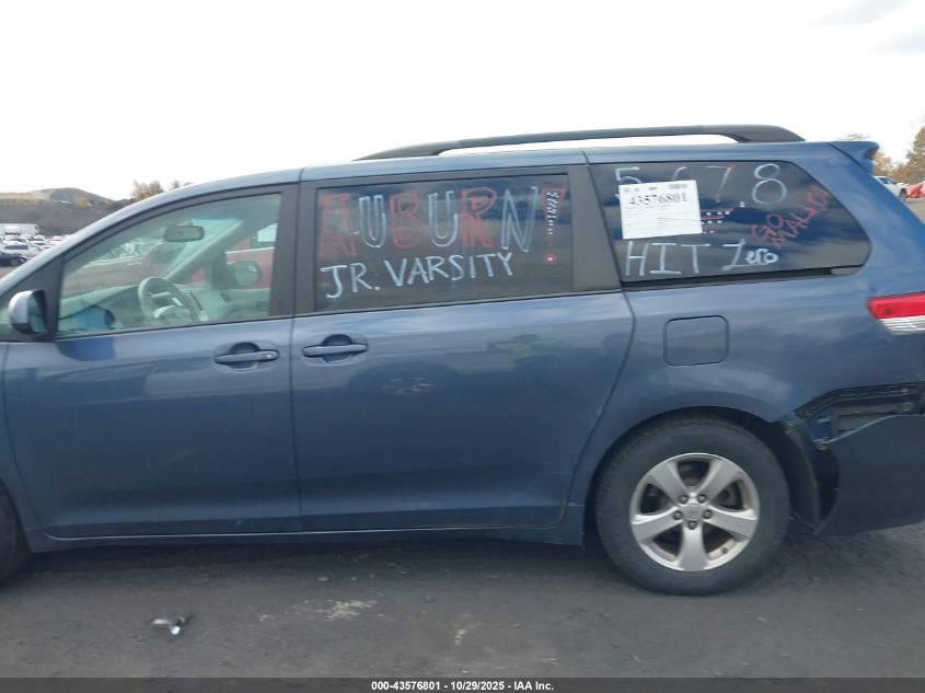 2013 Toyota Sienna Le V6 8 Passenger VIN: 5TDKK3DC2DS383435 Lot: 43576801