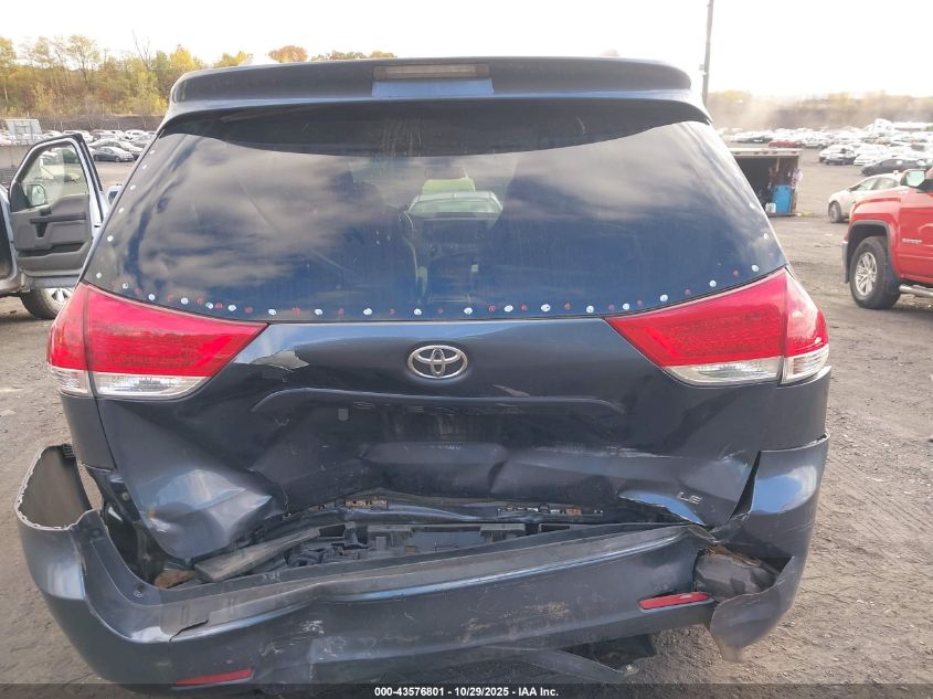 2013 Toyota Sienna Le V6 8 Passenger VIN: 5TDKK3DC2DS383435 Lot: 43576801