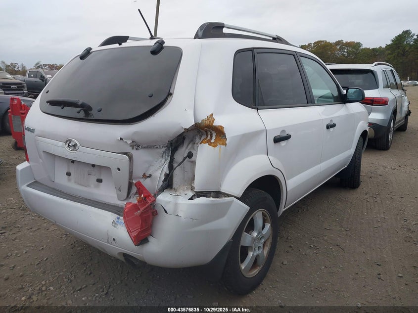 2008 Hyundai Tucson Gls VIN: KM8JM12B78U893796 Lot: 43576835