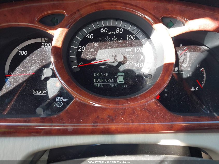 2006 Toyota Highlander Hybrid Limited V6 VIN: JTEEW21A860023392 Lot: 43576881