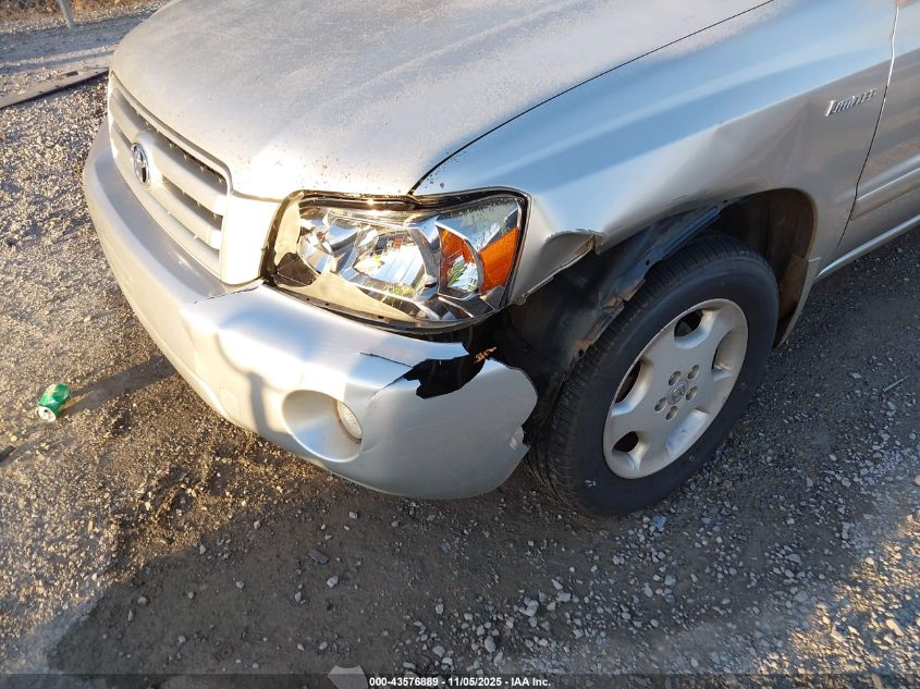 2006 Toyota Highlander Limited V6 VIN: JTEEP21A760141608 Lot: 43576889