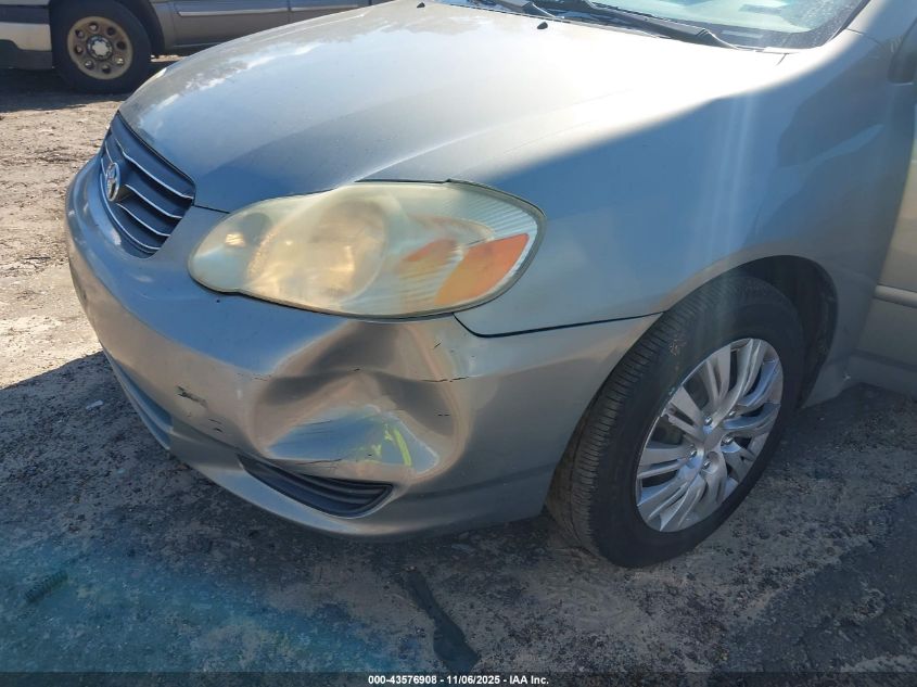 2004 Toyota Corolla Le VIN: 2T1BR32E44C305053 Lot: 43576908