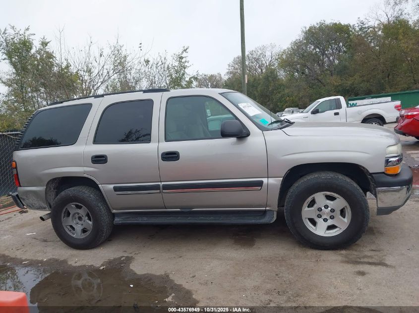 2004 Chevrolet Tahoe Ls VIN: 1GNEC13V64J265247 Lot: 43576949