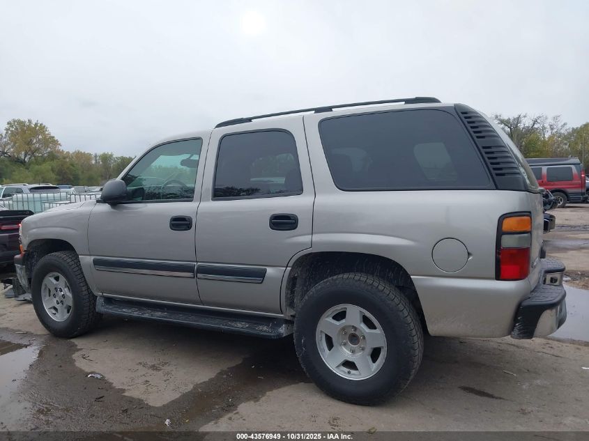 2004 Chevrolet Tahoe Ls VIN: 1GNEC13V64J265247 Lot: 43576949