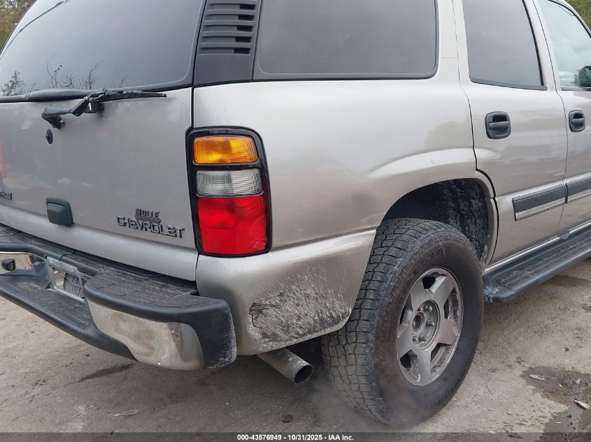 2004 Chevrolet Tahoe Ls VIN: 1GNEC13V64J265247 Lot: 43576949