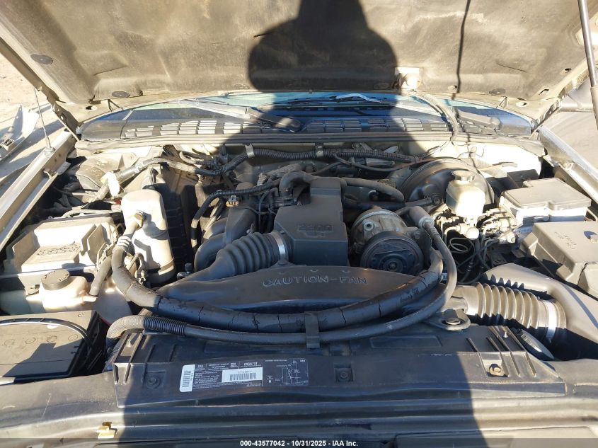 1998 Chevrolet S-10 Ls Fleetside VIN: 1GCCS1446WK154493 Lot: 43577042