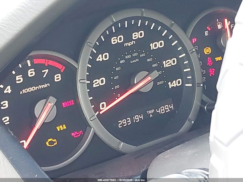 2006 Honda Pilot Ex-L VIN: 5FNYF18606B024485 Lot: 43577083