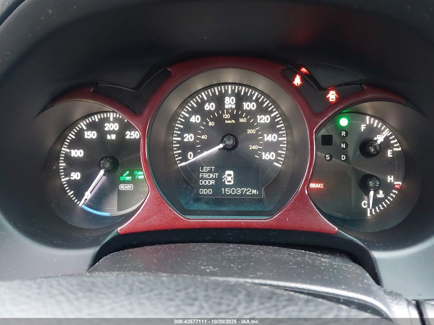 2007 Lexus Gs 450H VIN: JTHBC96S575009026 Lot: 43577111