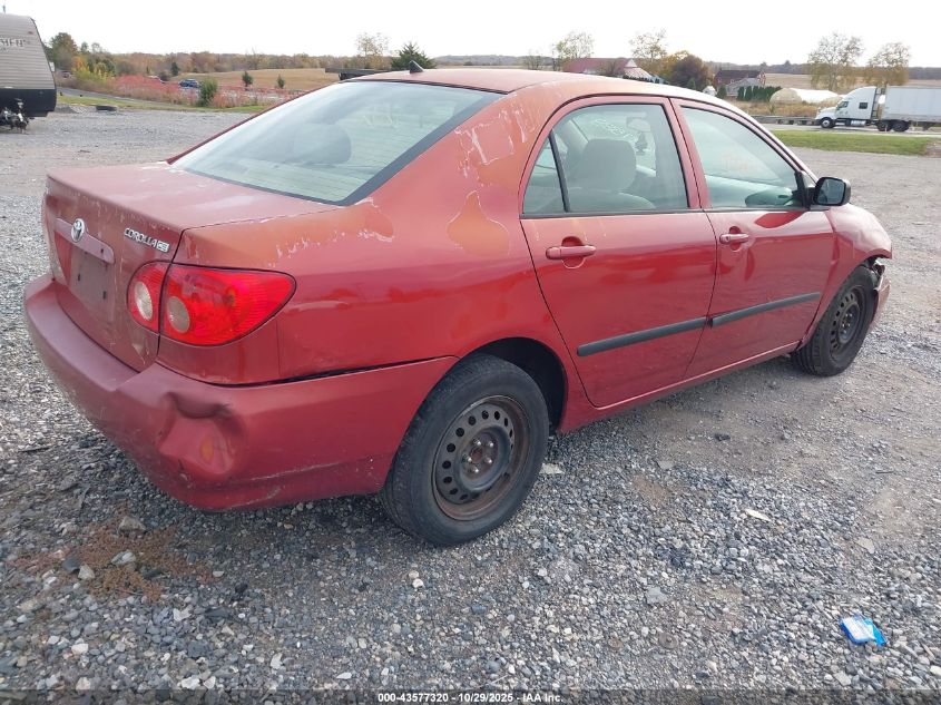 2005 Toyota Corolla Ce VIN: JTDBR32E052061661 Lot: 43577320