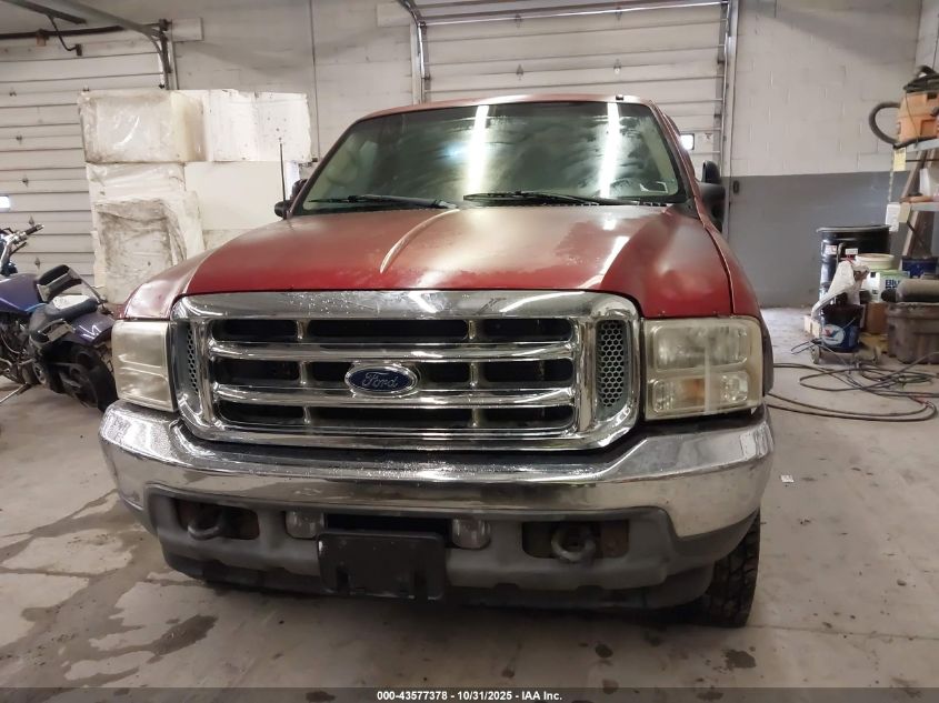 2001 Ford F-250 Lariat/Xl/Xlt VIN: 1FTNW21S21EA95584 Lot: 43577378