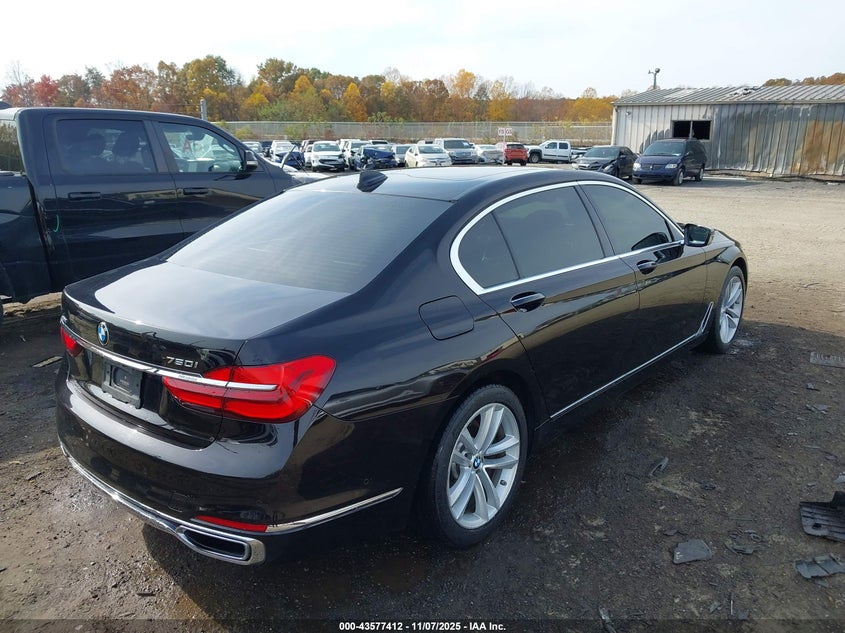 2016 BMW 750I XDRIVE WBA7F2C54GG420942