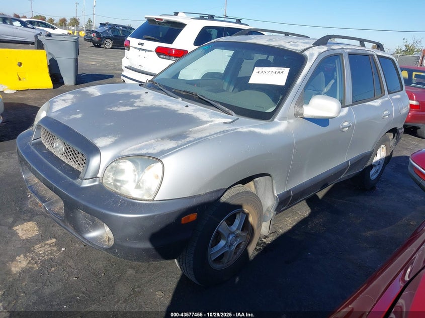 KM8SC83D11U088270 2001 HYUNDAI SANTA FE photo no. 2