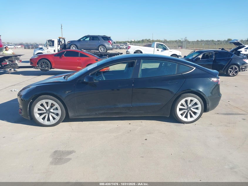 2022 Tesla Model 3 Long Range Dual Motor All-Wheel Drive VIN: 5YJ3E1EB8NF243448 Lot: 43577476