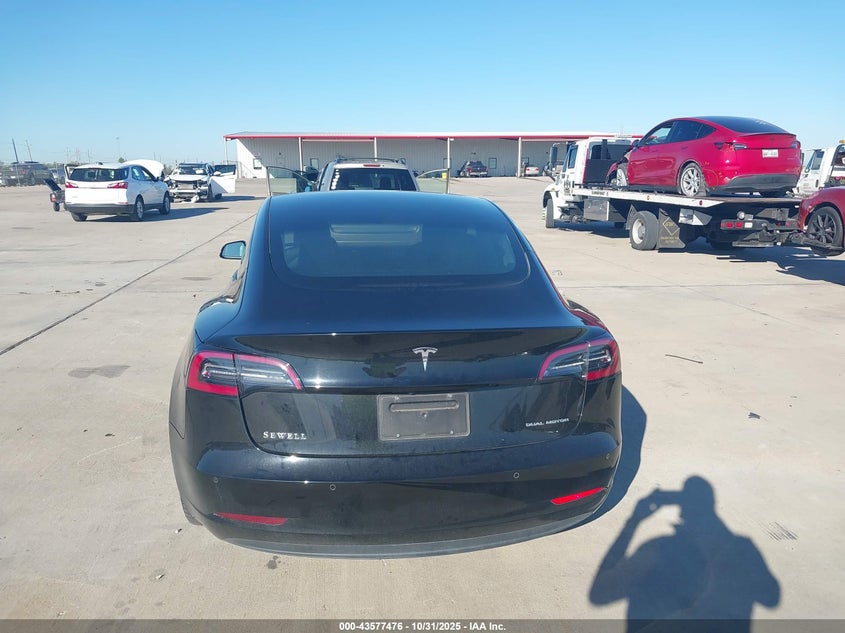 2022 Tesla Model 3 Long Range Dual Motor All-Wheel Drive VIN: 5YJ3E1EB8NF243448 Lot: 43577476