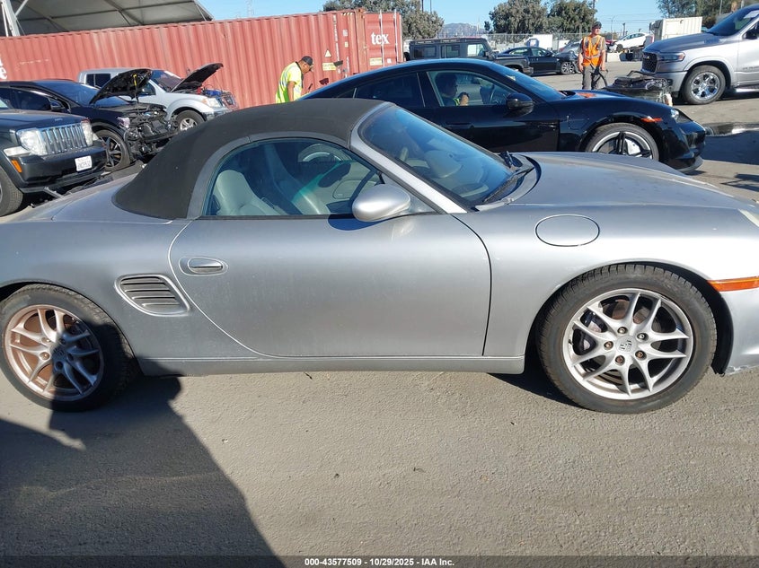2003 Porsche Boxster VIN: WP0CA29863U621657 Lot: 43577509