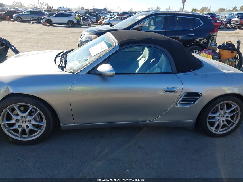 2003 Porsche Boxster VIN: WP0CA29863U621657 Lot: 43577509