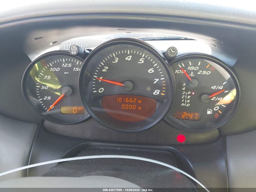 2003 Porsche Boxster VIN: WP0CA29863U621657 Lot: 43577509