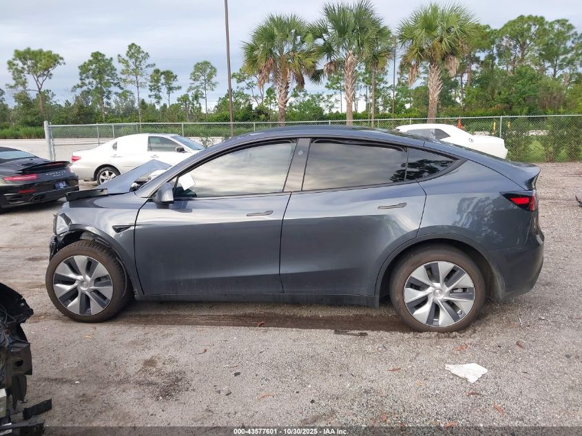 2023 Tesla Model Y Awd/Long Range Dual Motor All-Wheel Drive VIN: 7SAYGDEE2PA206748 Lot: 43577601
