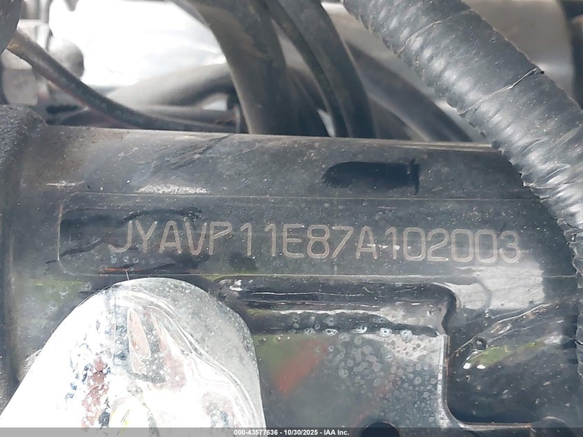 2007 Yamaha Xvs1100 VIN: JYAVP11E87A102003 Lot: 43577636