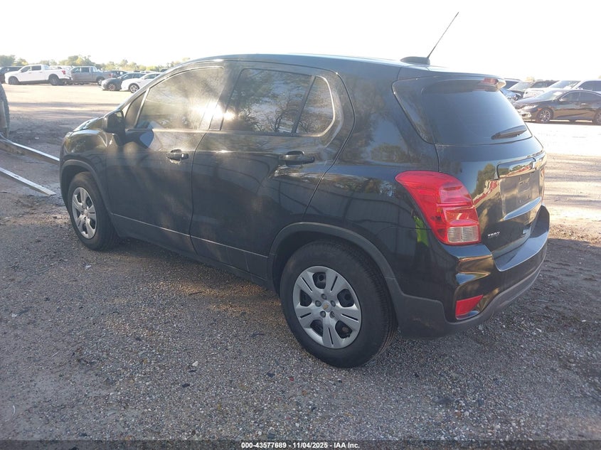 Vin: 3gncjksb7hl226076, lot: 44072759, chevrolet trax ls 20173