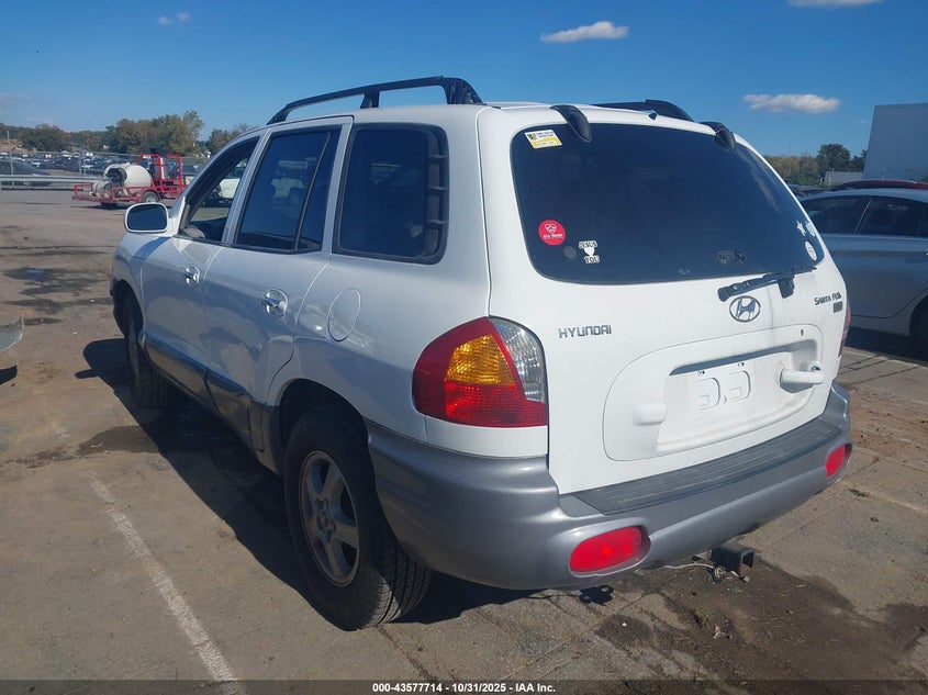 KM8SC13E83U511817 2003 HYUNDAI SANTA FE photo no. 3