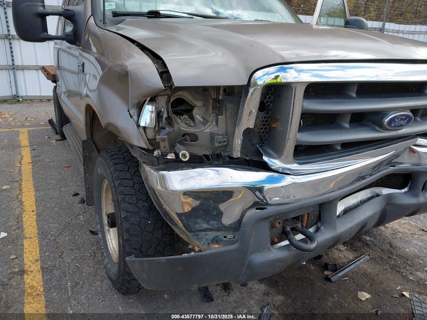 2002 Ford F-250 Lariat/Xl/Xlt VIN: 1FTNX21LX2ED10555 Lot: 43577797