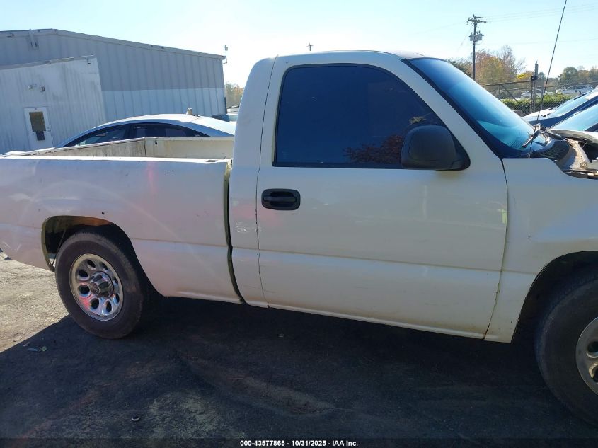 2006 GMC Sierra 1500 Work Truck VIN: 3GTEC14X76G202140 Lot: 43577865